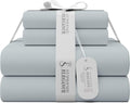 100% Cotton King Size Sheets Set Percale - Cool, Deep Pocket Fit