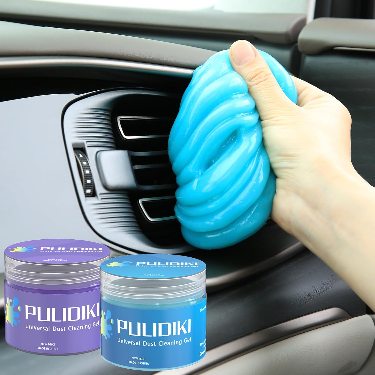 PULIDIKI Car Cleaning Gel - Ultimate Dust Cleaning Power!