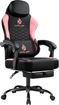 Gaming Chair with Massage and Pocket Spring Cushion for Comfort