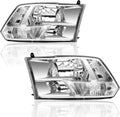 Headlights Assembly for 2009-2018 Dodge Ram 1500/2500/3500 - Clear