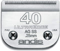 Andis Carbon-Infused UltraEdge Size-40 Blade - Precise 1/100 in Cut