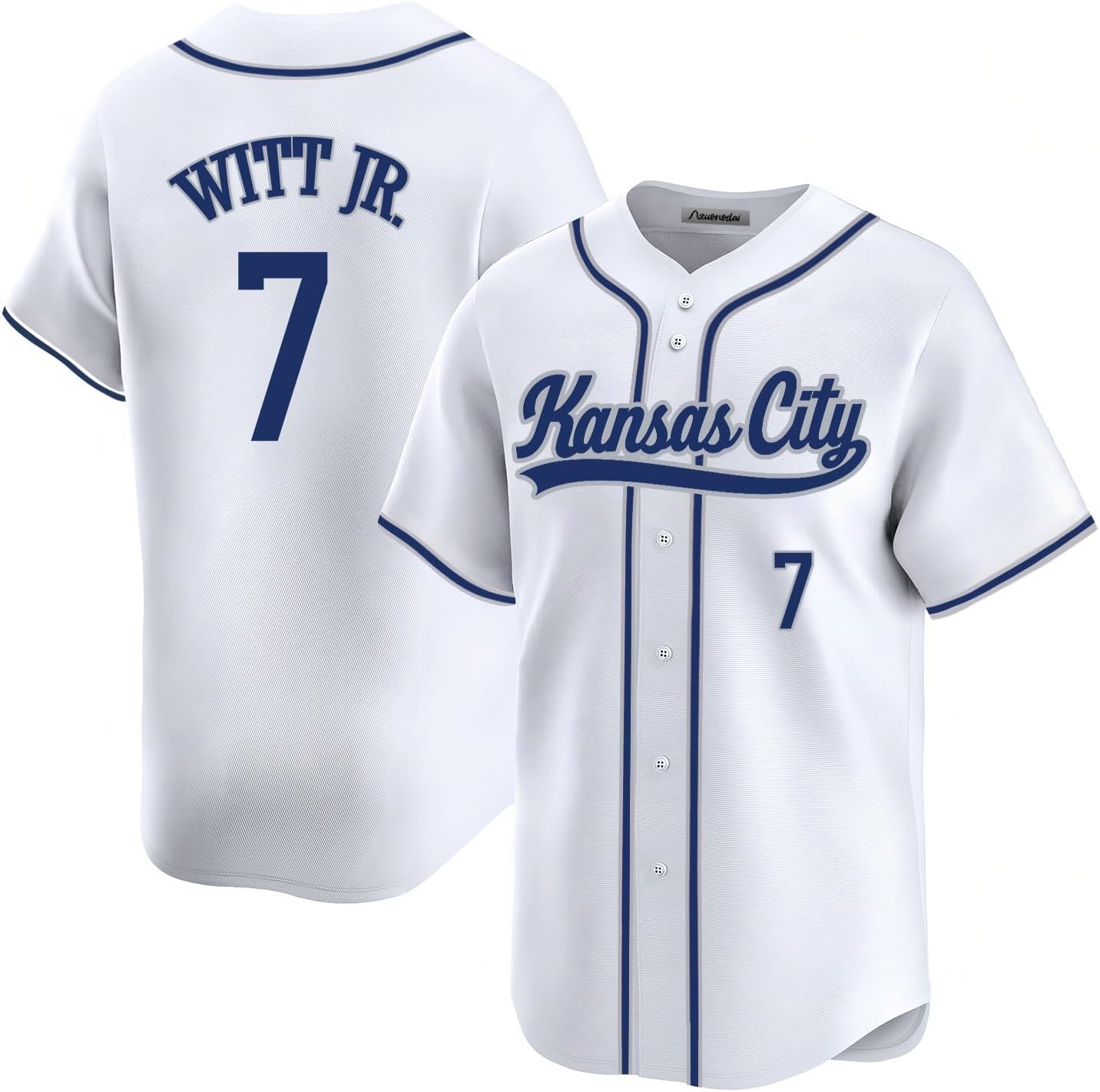 Custom Kansas City Baseball Stitched T-Shirt for Sports Fans