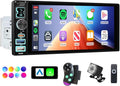 6.9 Inch Single Din Car Stereo with Wireless CarPlay & Android Auto
