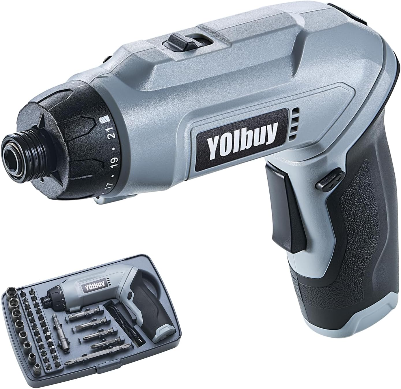 YOIbuy PRO Electric Screwdriver: Max Torque 6.8Nm, 21 Clutch Gears
