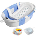 Collapsible Baby Bathtub for Newborns to 36 Months - Portable Foldable