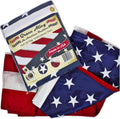 American Flag 4x6 ft - Made in USA, Embroidered Stars & Sewn Stripes