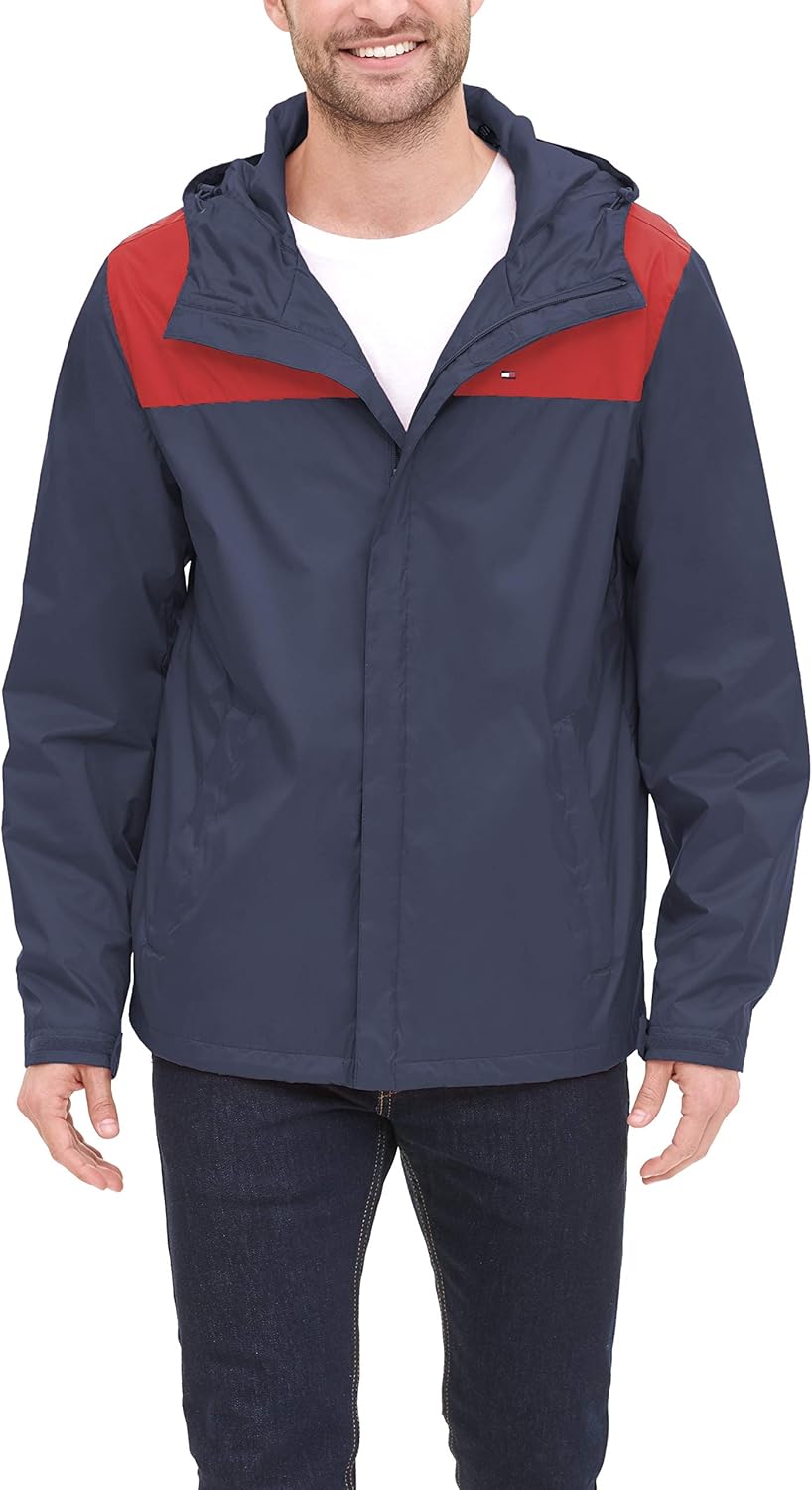 Tommy Hilfiger Men's Lightweight Breathable Waterproof Jacket