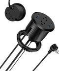 Jgstkcity Power Strip Flush Mount Recessed Grommet - Neat Desktop