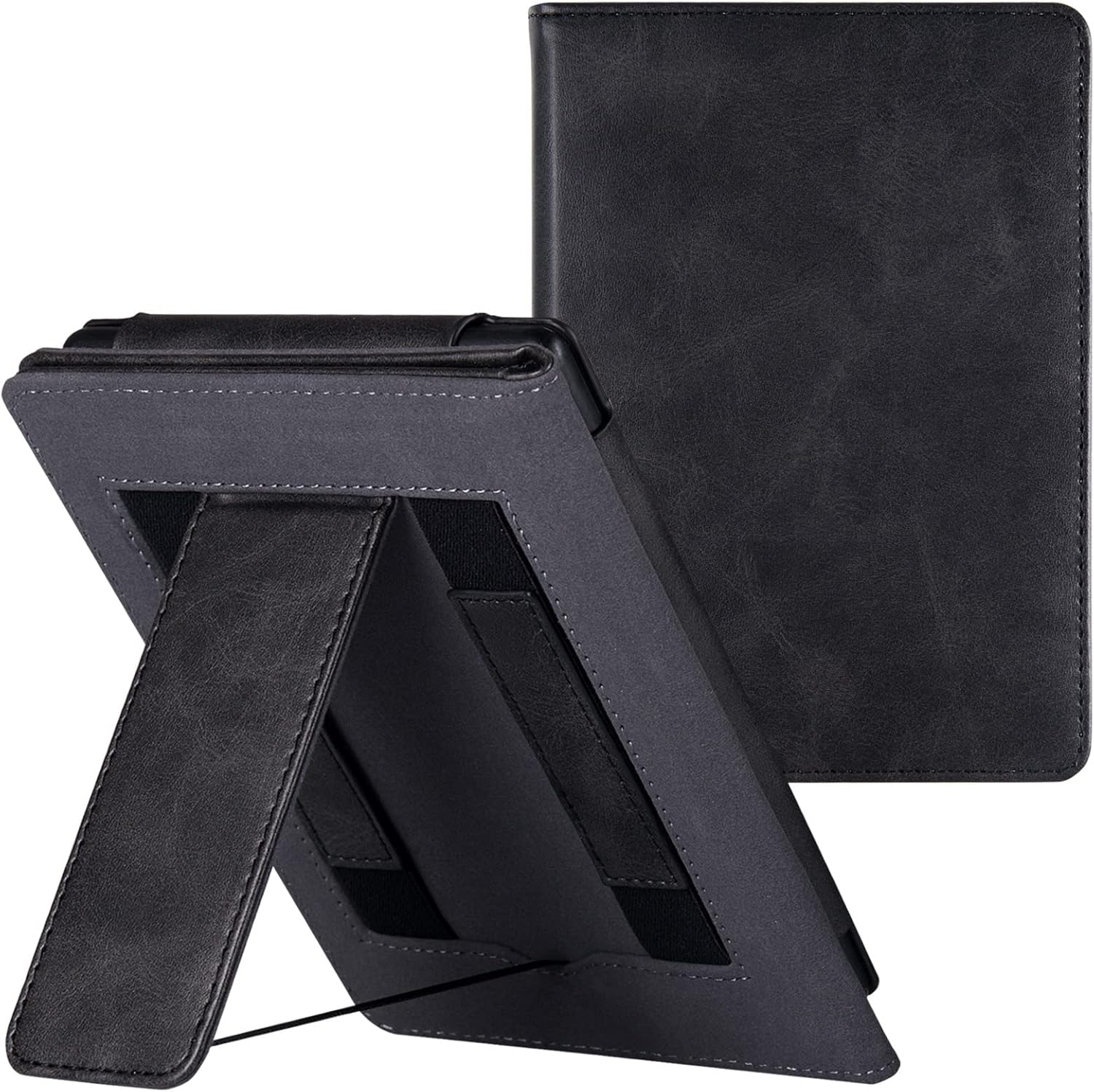 BOZHUORUI Stand Case for 6.8in Kindle Paperwhite - Rock Black