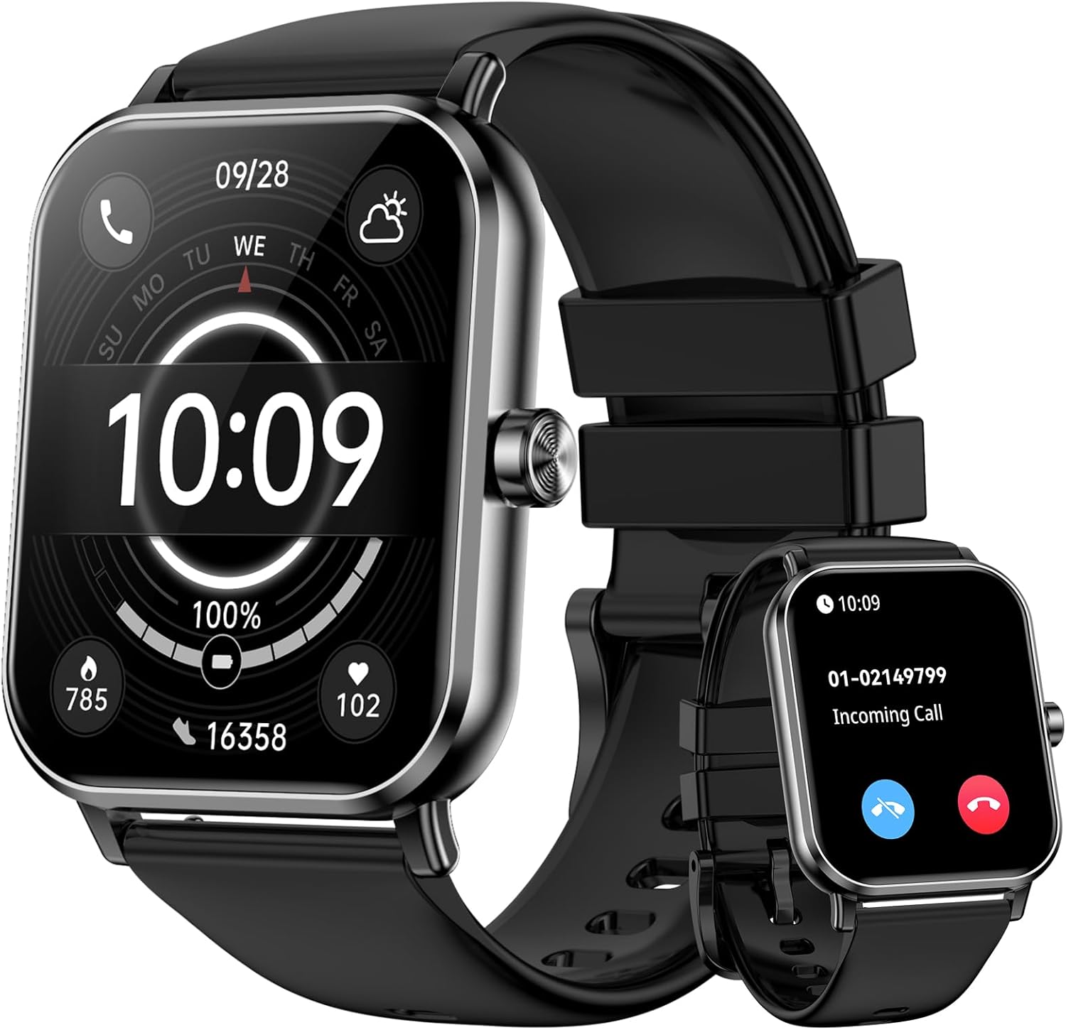 Smart Watch for Men Women with 1.85 HD Touchscreen Features
