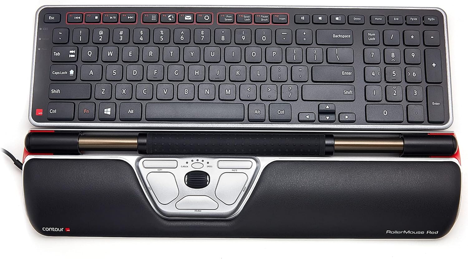Contour Design Ultimate Workstation Red Wired Ergonomic Combo