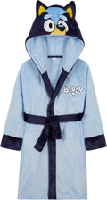 Bluey Robe for Kids and Toddlers - Cozy Hooded Fleece Dressing Gown