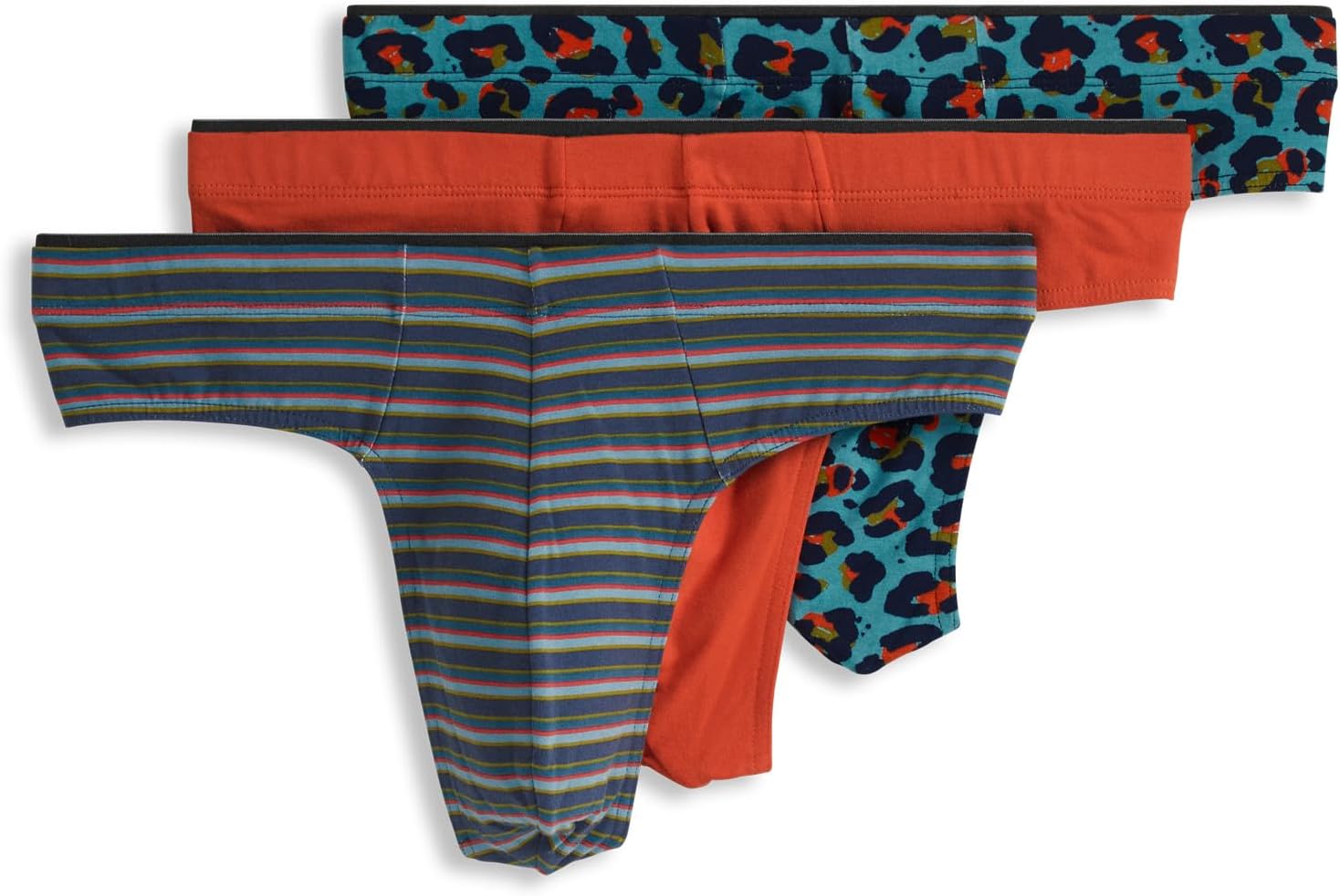Jockey Men's Underwear True Style Thong - Comfortable 3 Pack