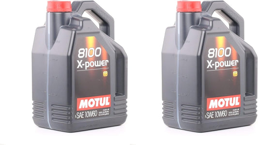 Motul 8100 X-Power 10W60 100% Synthetic Engine Oil for Performance