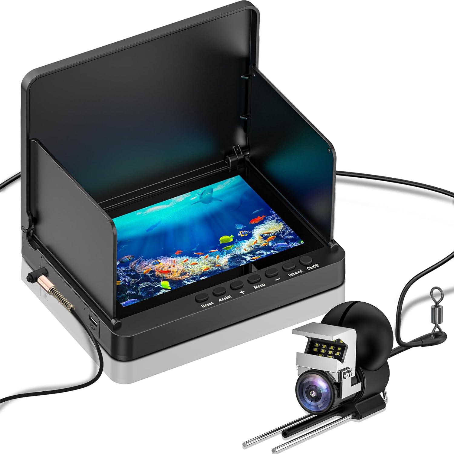 HD Underwater Fish Finder with Night Vision