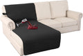 Waterproof Chaise Sofa Cover L Shape Slipcover - Protects From Pets