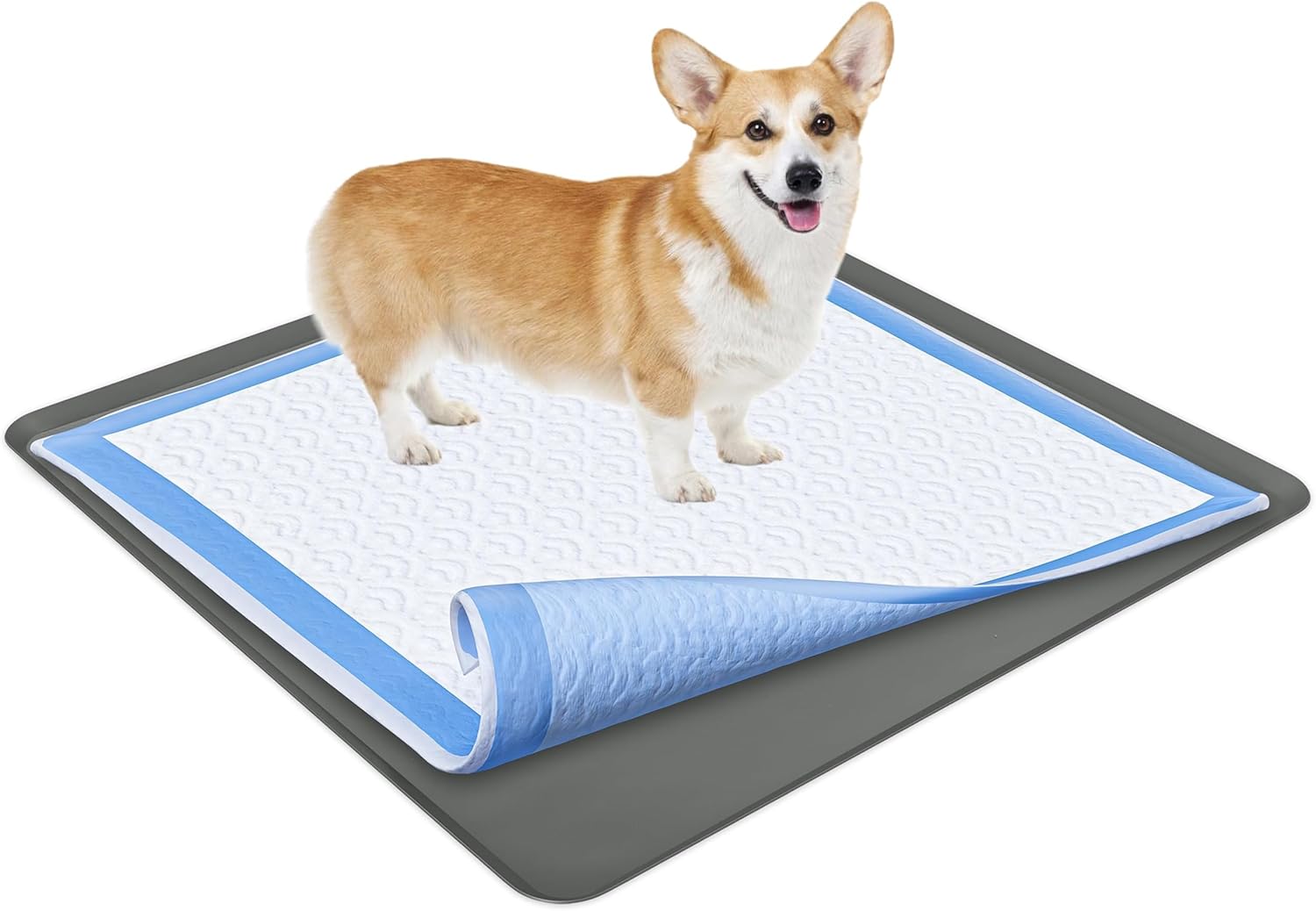 TidyFriend Dog Pee Pad Holder Tray for Easy Indoor Potty Training