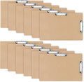 11x17 Clipboard Wooden Lap Board with Low Profile Double Clip - Large