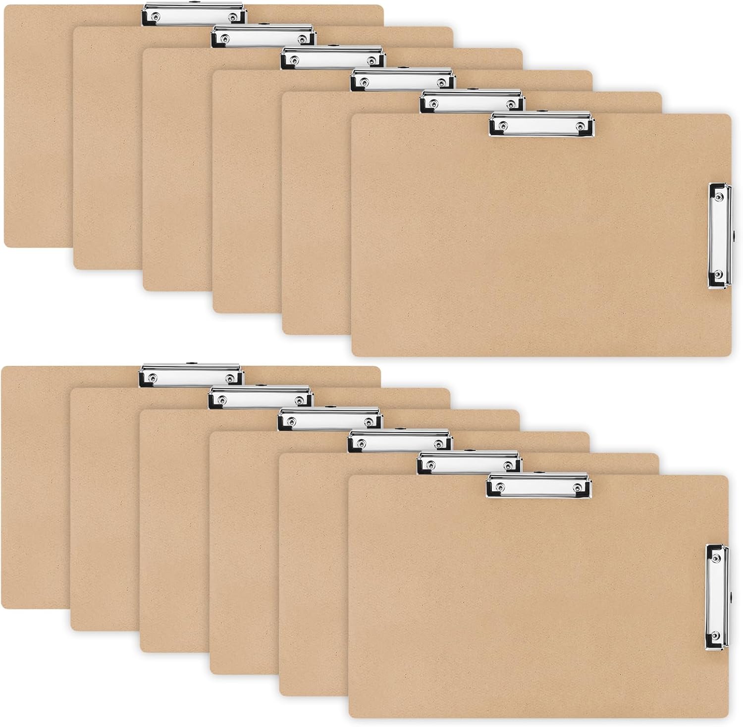Henoyso 12 Pcs 11x17 Clipboard for Art and Office Use