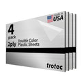 Metallic Looking Acrylic Sheet 12x24 1/16 Brushed Silver - Laser