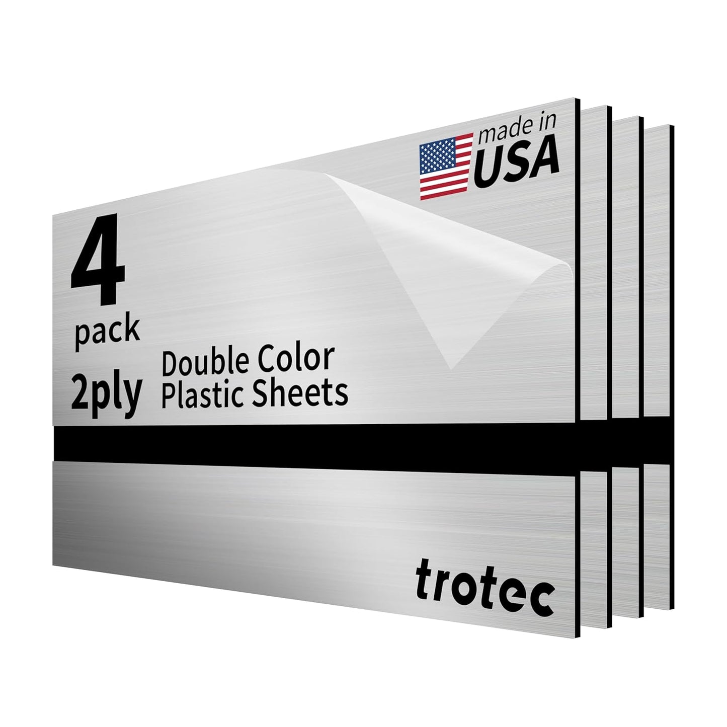 Metallic Looking Acrylic Sheet for Laser Engraving & Cutting