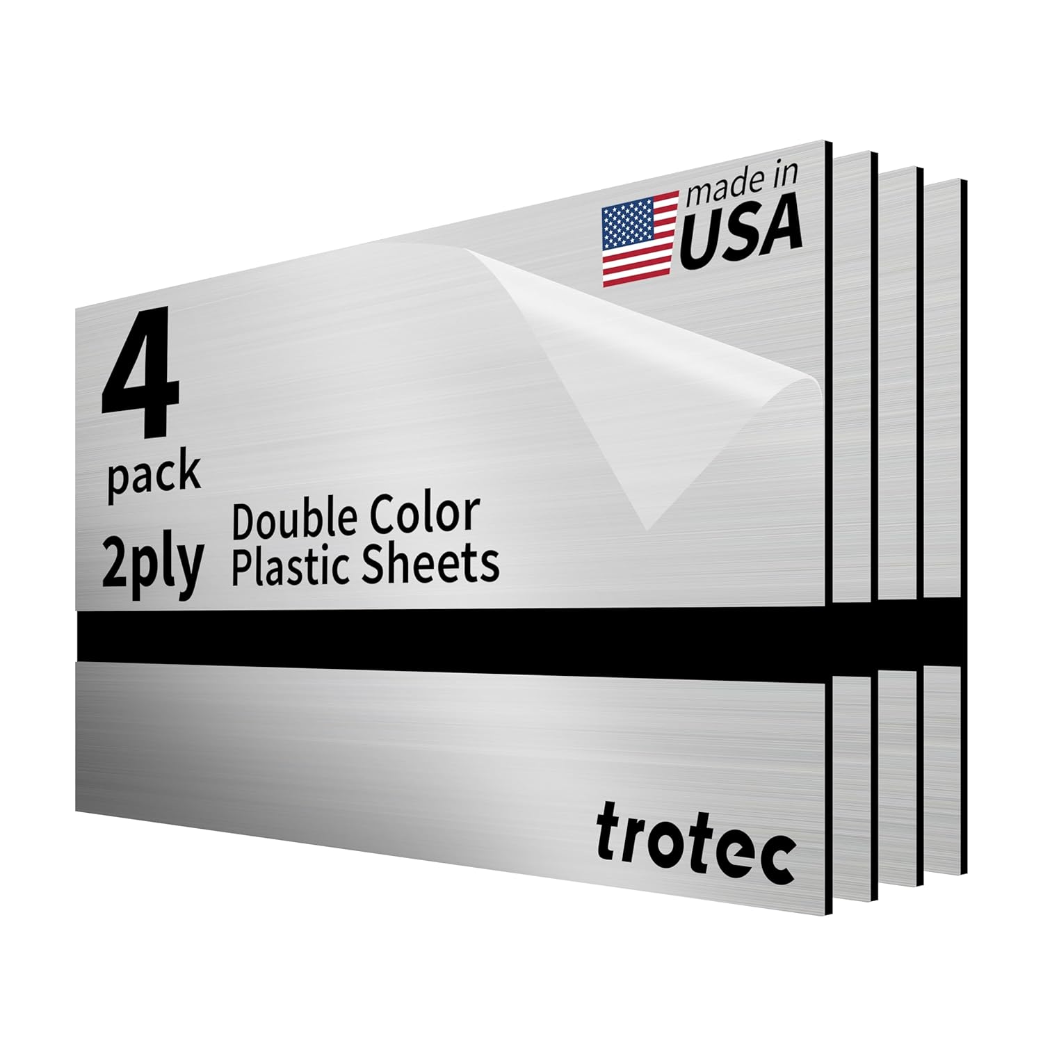 Metallic Looking Acrylic Sheet for Laser Engraving & Cutting