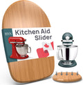 Ibyx Bamboo Sliding Tray for 4.5 Qt Kitchenaid Mixer - Smooth Slider
