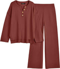 LILLUSORY Women's 2 Piece Lounge Set - Cozy Oversized Knit look