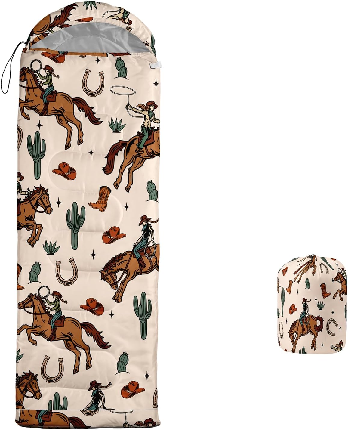 Print Sleeping Bag for Kids - Lightweight and Waterproof Design