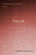Title IX Casebook - Key Court Decisions on Sex Discrimination