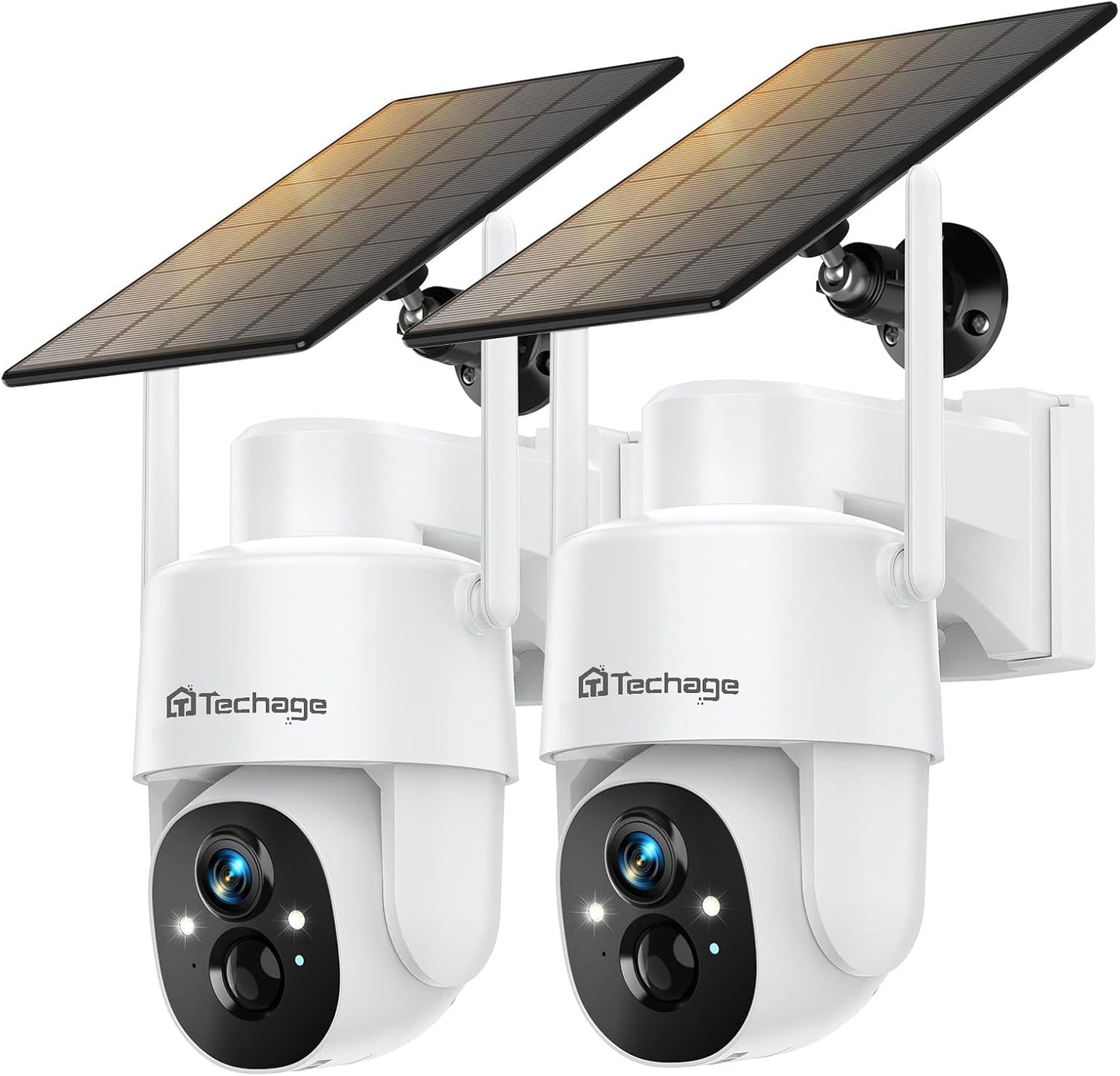 2K Solar Security Cameras Wireless Outdoor for Home Protection