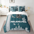 Feelyou Football 7 Piece King Comforter Set - All Season Bedding