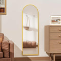 Full Length Door Mirror 48 x 14 Arched - Wall, Door or Leaning Mirror