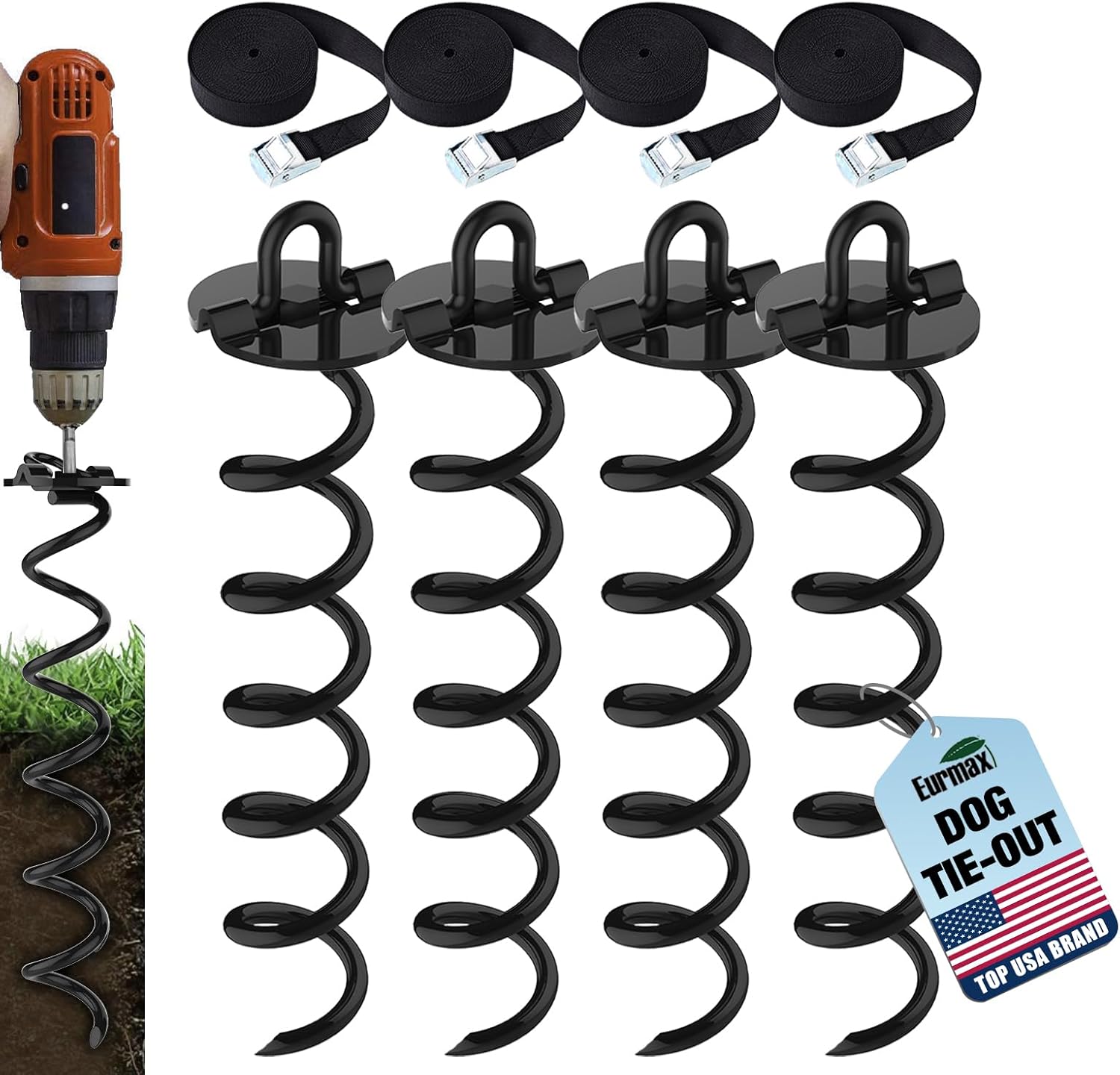 Secure Your Outdoor Gear with Eurmax Heavy-Duty Anchor Kit