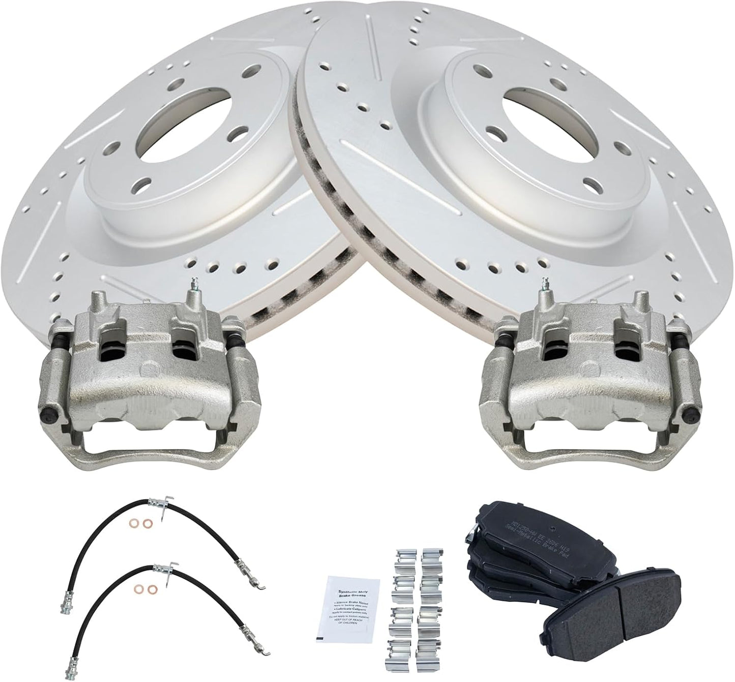 TRQ Brake Pad & Rotor Kit for 2007-2009 Ford Edge & Lincoln MKX