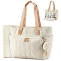 Lekesky Diaper Bag Tote - Lightweight Puffy 34L Travel Tote