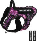 Tactical Dog Harness Reflective Vest for Medium Large Dogs - Night