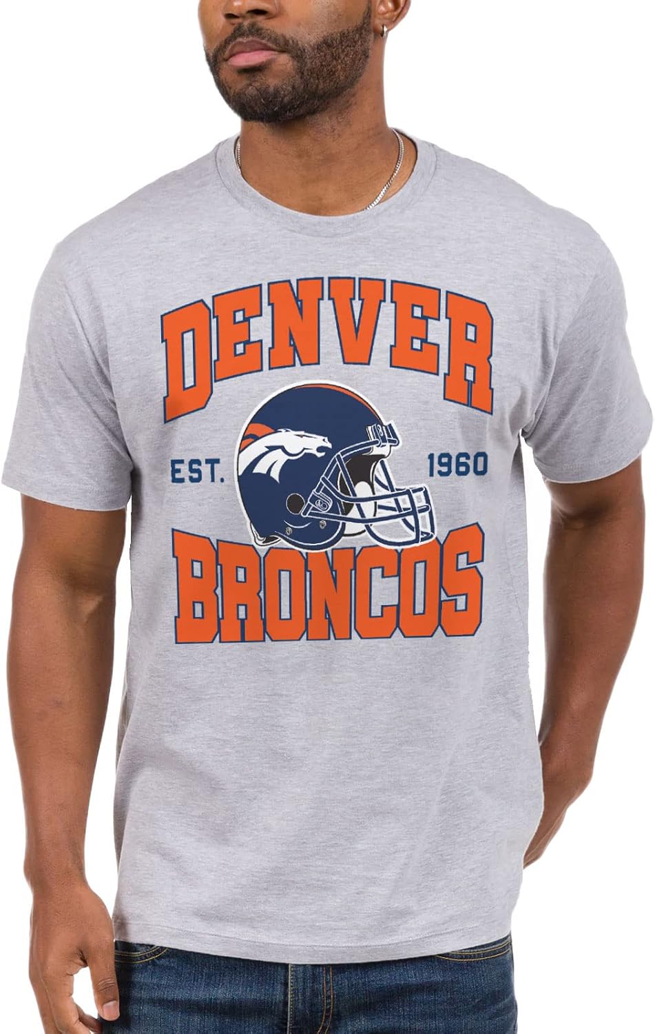 Denver Broncos Short Sleeve NFL Shirt for Men and Women