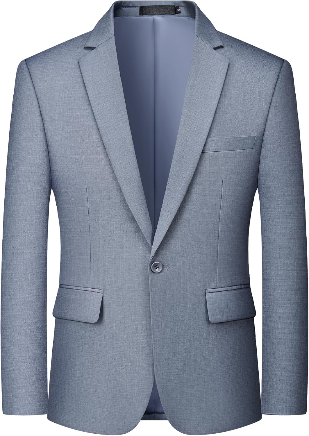 MAGE MALE Men's One Button Suit Jacket for Elegant Style