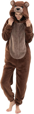 Snug Fit Unisex Adult Onesie Pajamas by COSUSKET for Cozy Fun