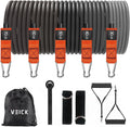 VEICK Resistance Bands Exercise Bands with Handles - Adjustable Home