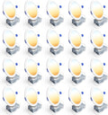 6 in LED Recessed Light 20 Pack - Dimmable 5CCT Ultra-Thin Canless