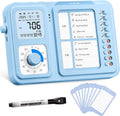 3-in-1 Visual Timer Blue for Kids & Adults - Task Chart