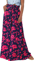Women Casual High Waist Wide Leg Palazzo Pants - Flowing Summer Fit