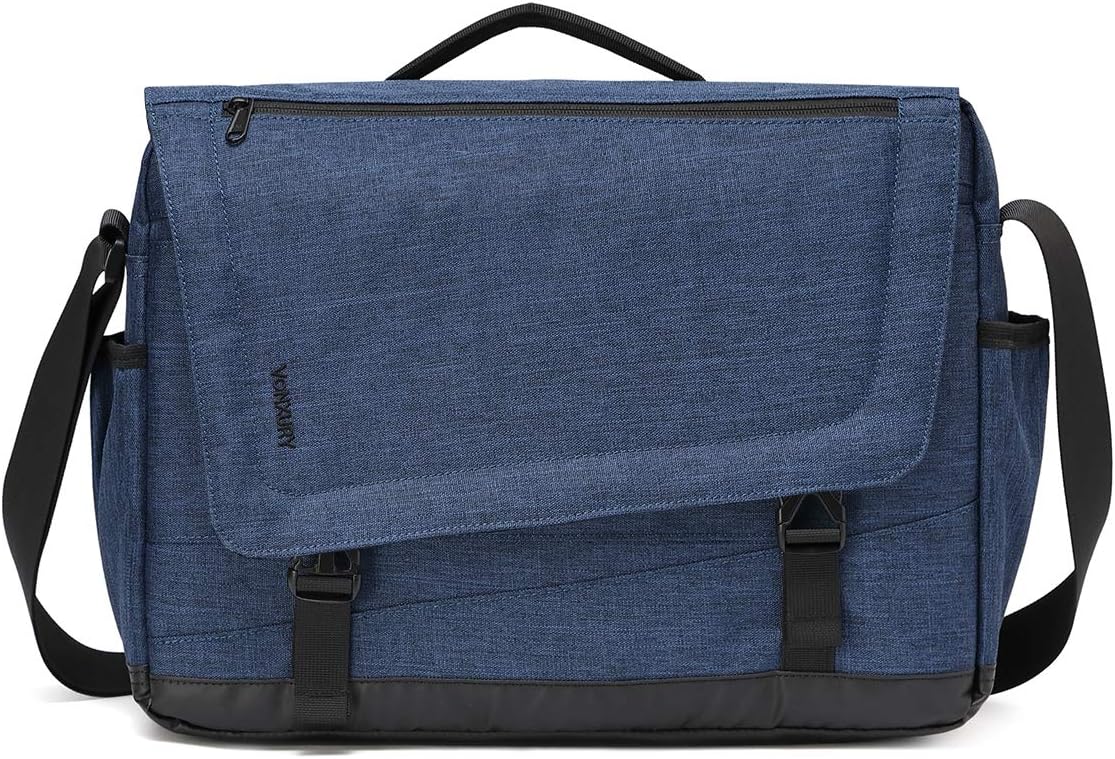 Lightweight Water Resistant Messenger Bag for Men 15.6 In