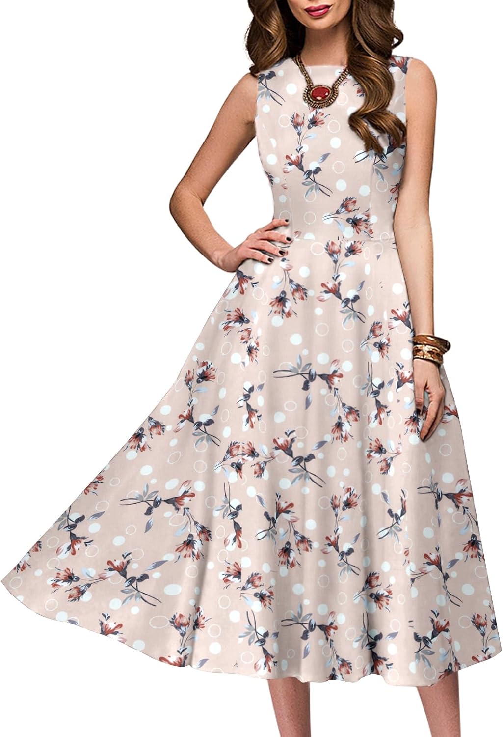 Simple Flavor Women's Vintage Dress for Parties and Casual Wear