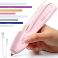 Pink Hot Glue Gun Cordless & Rechargeable - Fast 6s Preheat