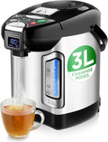 NutriChef Digital Water Boiler and Warmer - Fast 3L Hot Water