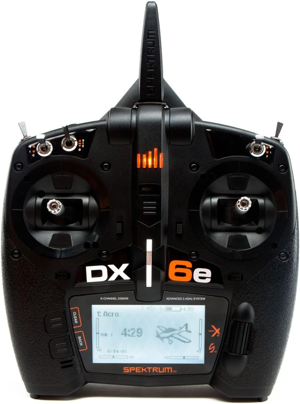 Spektrum DX6e 6-Channel DSMX RC Radio Transmitter with 250 Models
