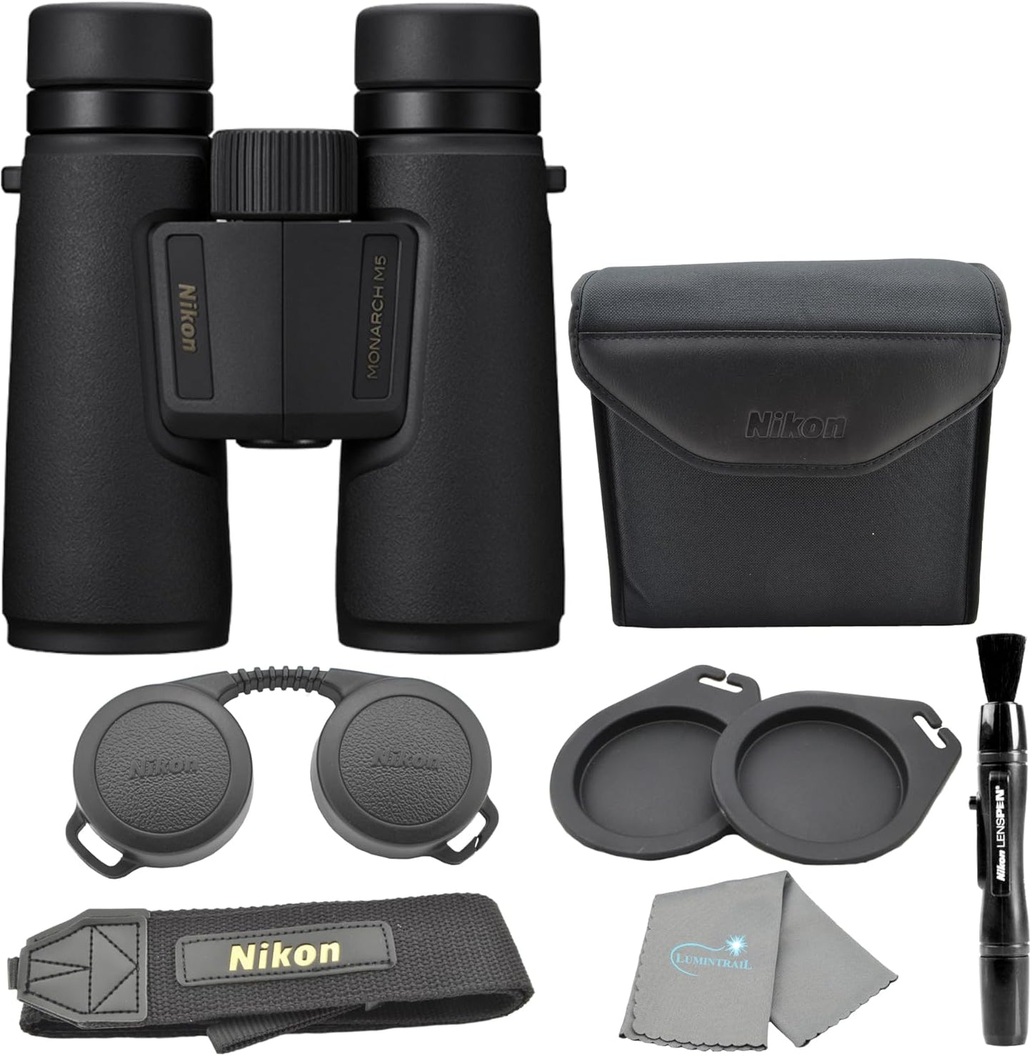Nikon Monarch M5 12x42 Binoculars Bundle for Outdoor Adventures
